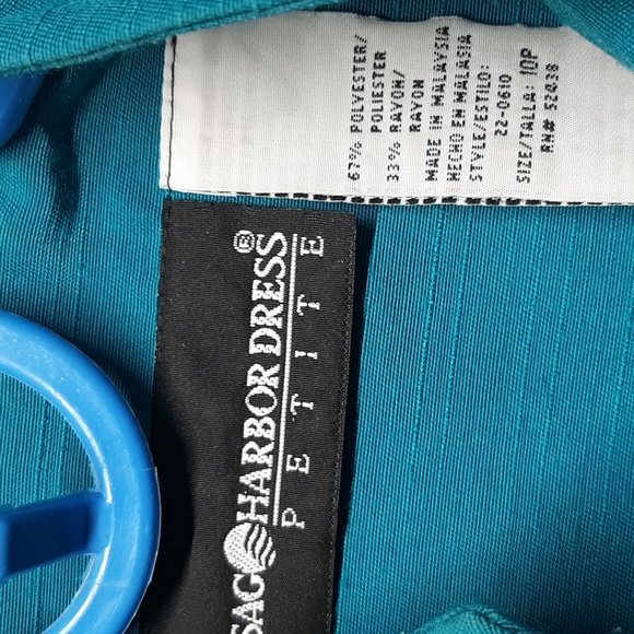 SAG HARBOR DRESS 2PC TOP & SKIRT SZ 10P - Picture 2 of 8